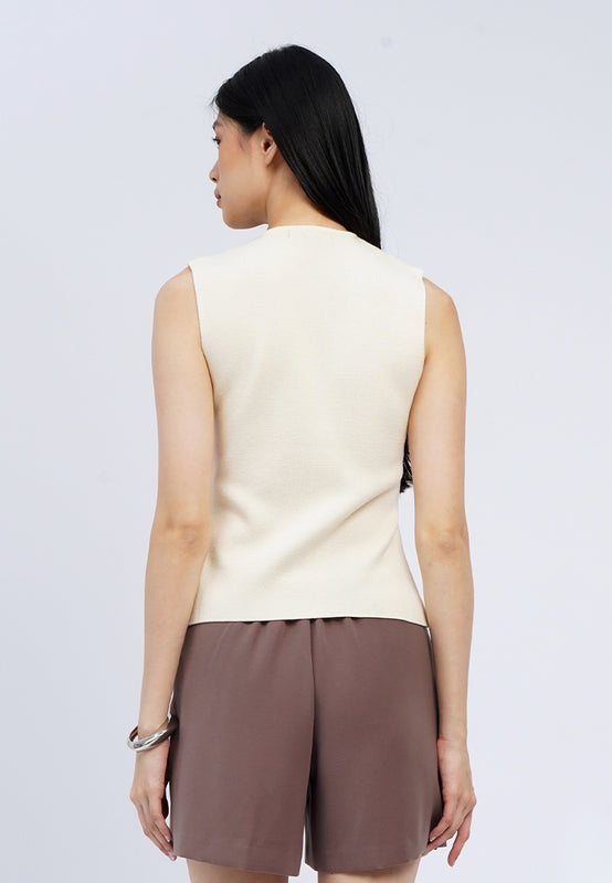 Slim Fit V-Neck Knit Vest