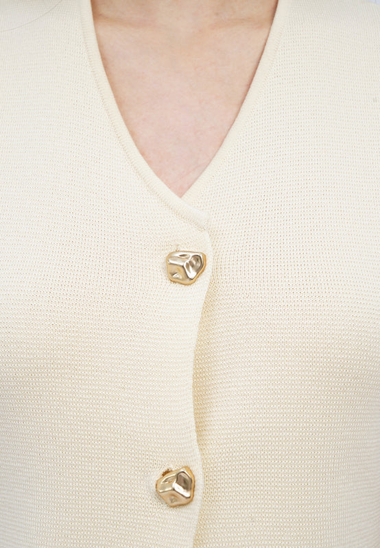 Slim Fit V-Neck Knit Vest