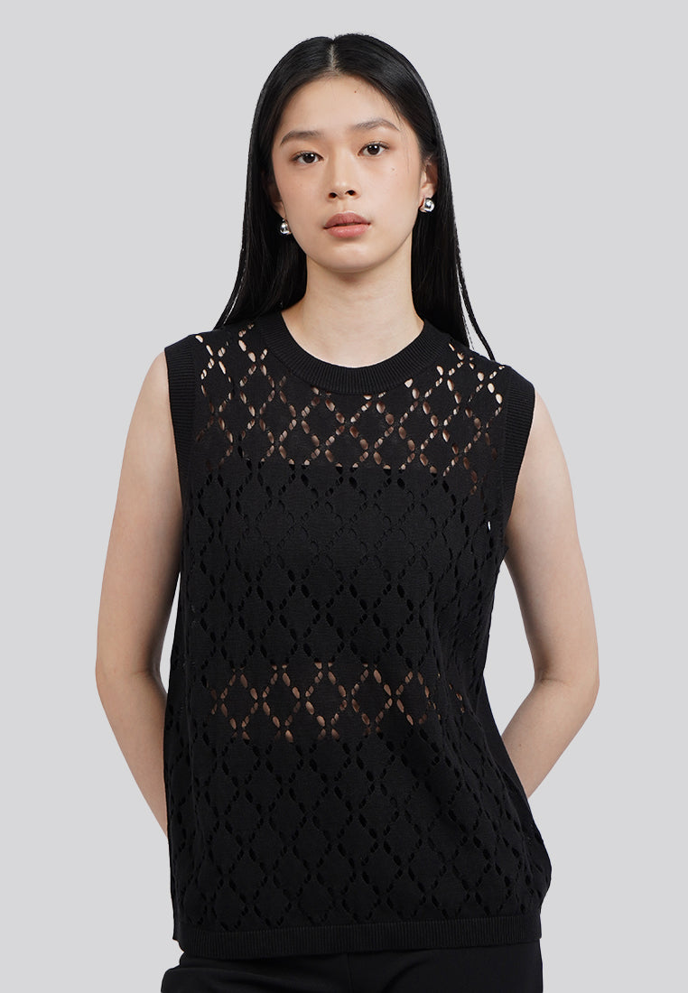 Diamond Knit Vest