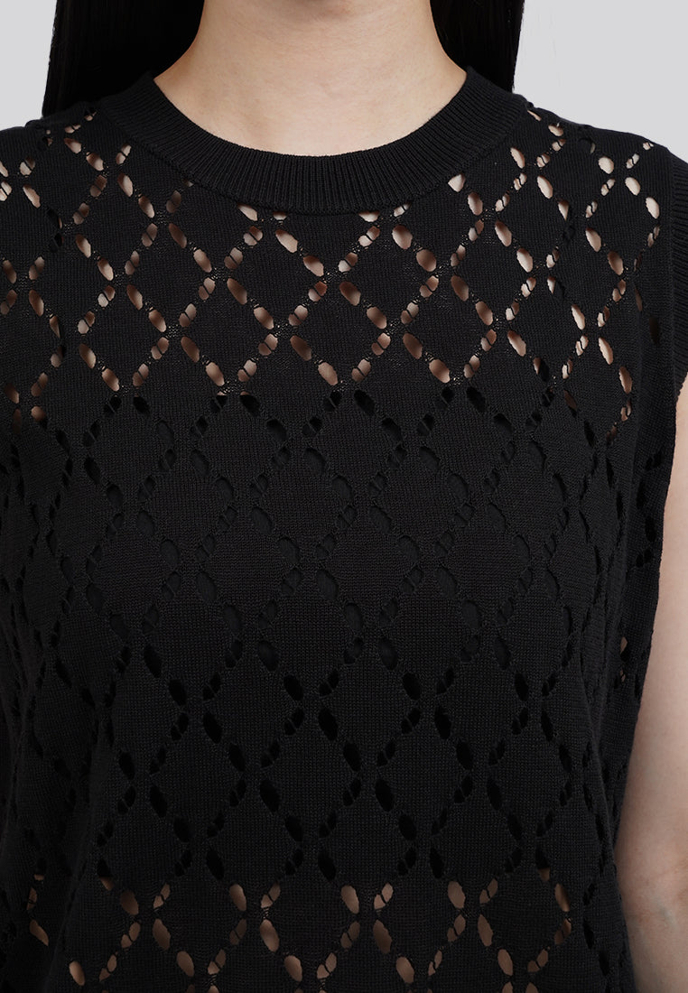 Diamond Knit Vest
