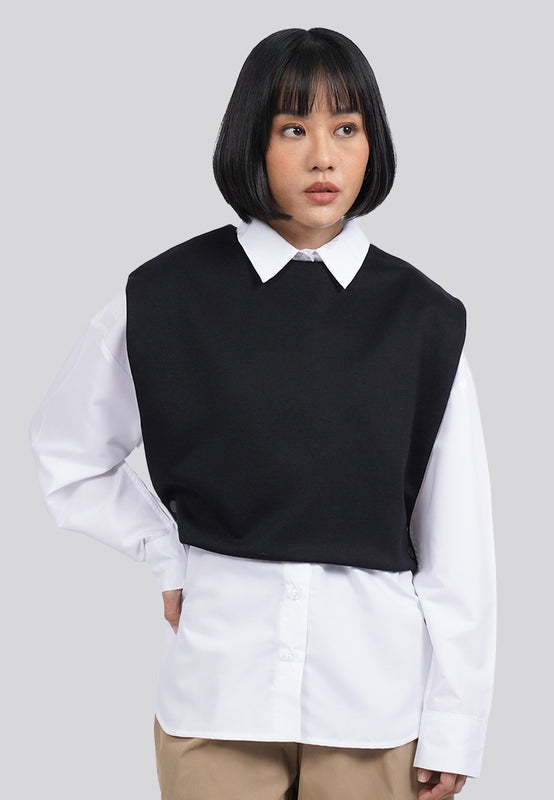 Round Neck Knitted Vest