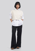 Round Neck Knitted Vest