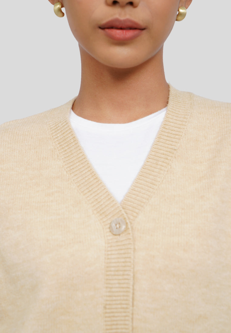 Knitted V-Neck Vest
