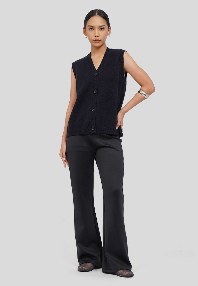 Knitted V-Neck Vest