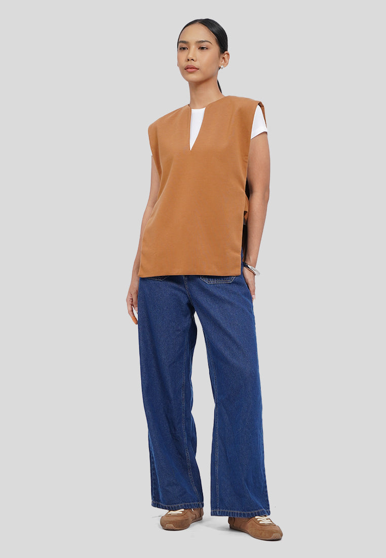 Open Side Knit Vest