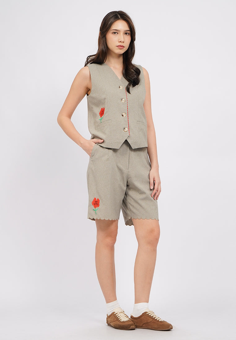 Executive X Sanchia Embroidered Vest