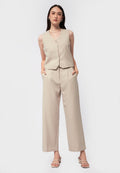 Regular Fit Crop Vest