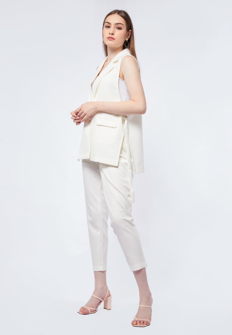 Long Vest with Side Details
