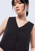Woven Waistcoat Top