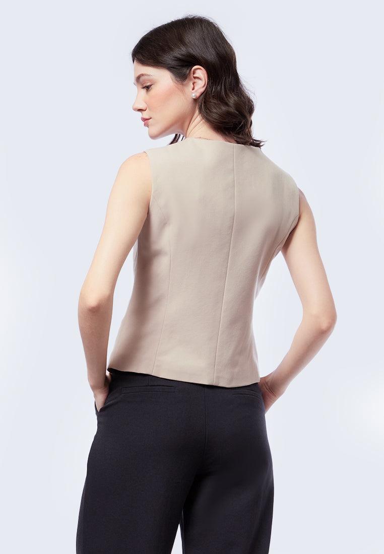 Fitted Crop Vest
