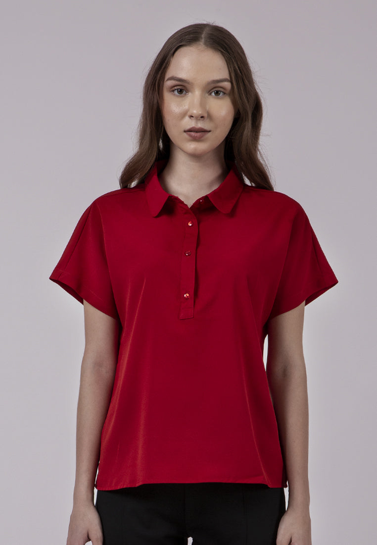 Short Sleeves Blouse