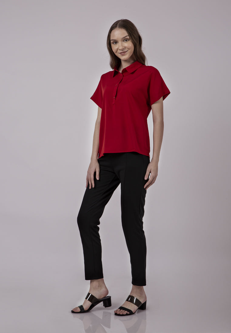 Short Sleeves Blouse