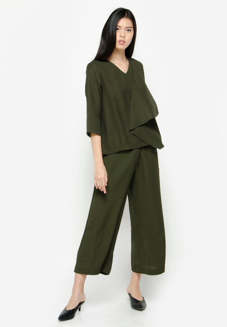 Blouse with Folded Detail