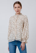 Floral Ruffle Blouse Femme 20D041