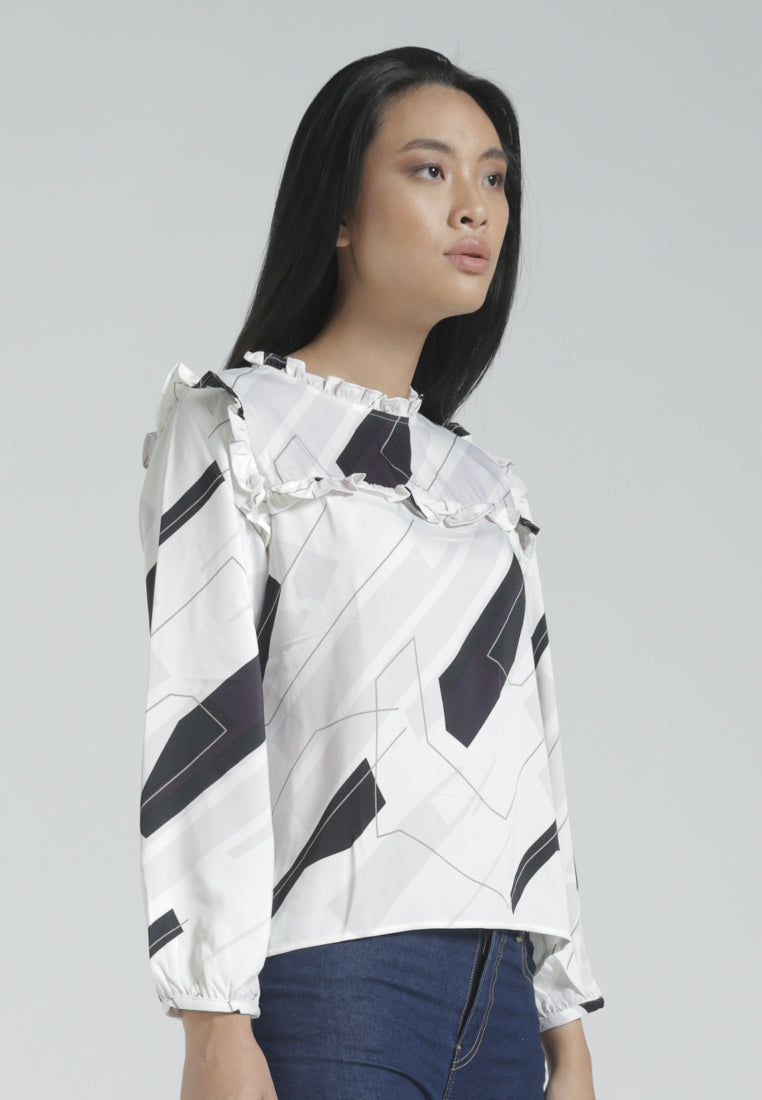 Ruffle Loose Blouse