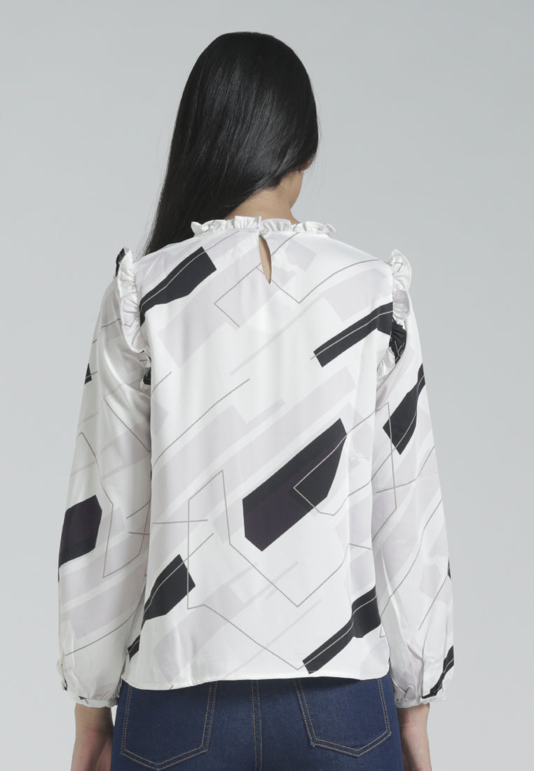 Ruffle Loose Blouse