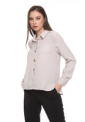 Decorative Button Shirt
