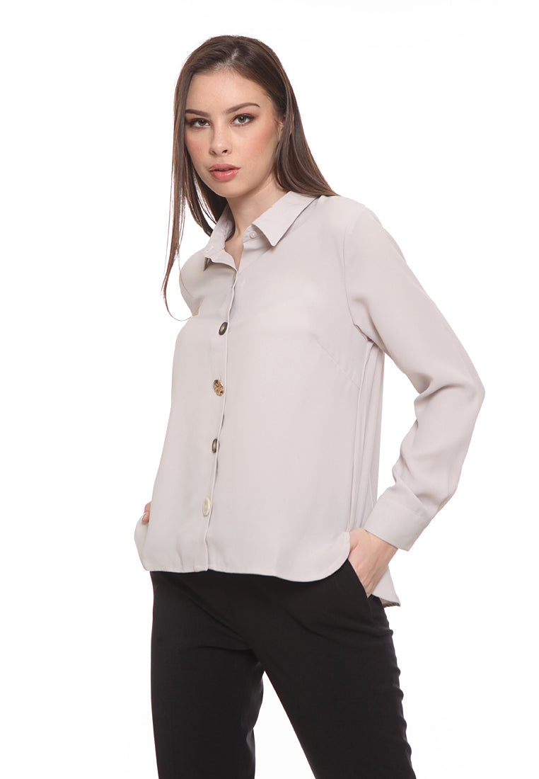 Decorative Button Shirt