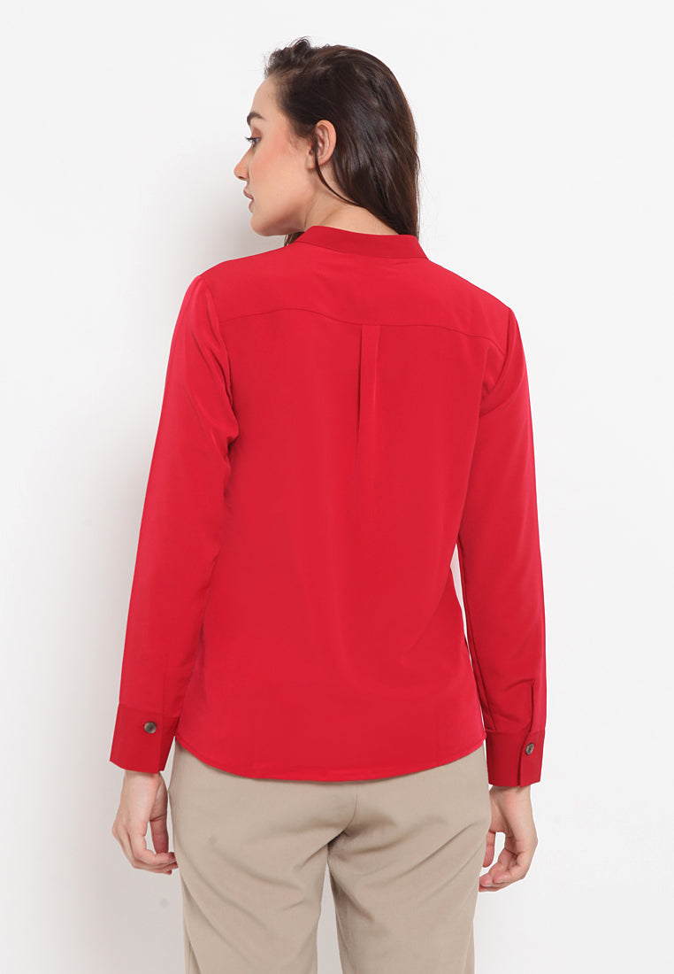 Pocketed Detail Blouse