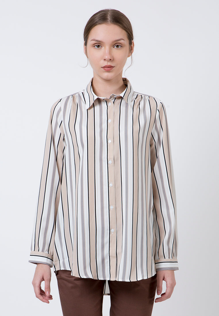 Stripes Shirt L/S Key Item 20D079