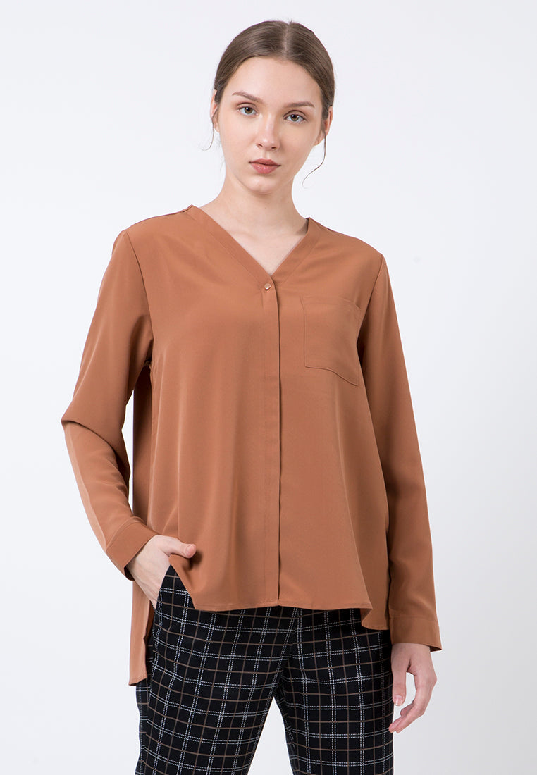 Long Sleeves Blouse Key Item 20D083