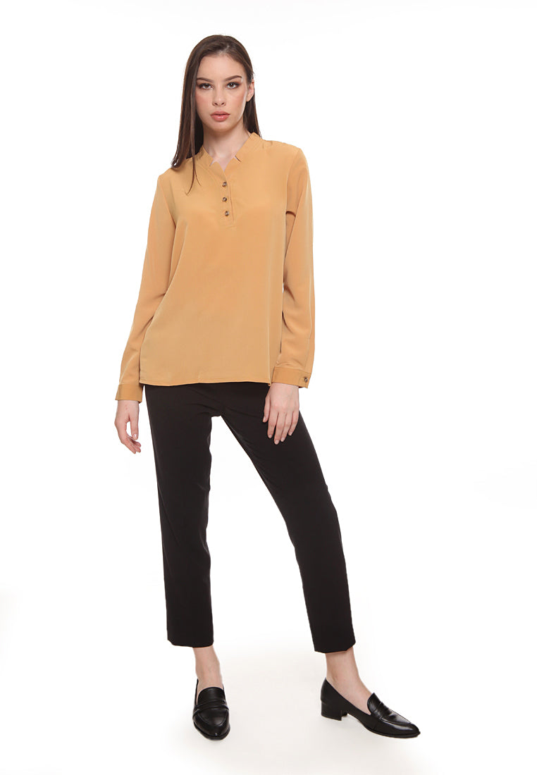 V-neck blouse