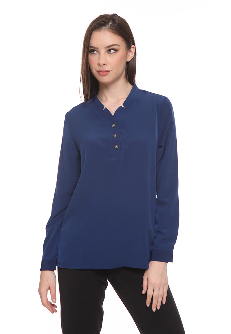 V-neck blouse