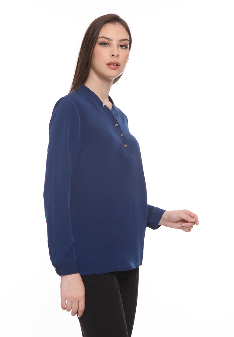 V-neck blouse