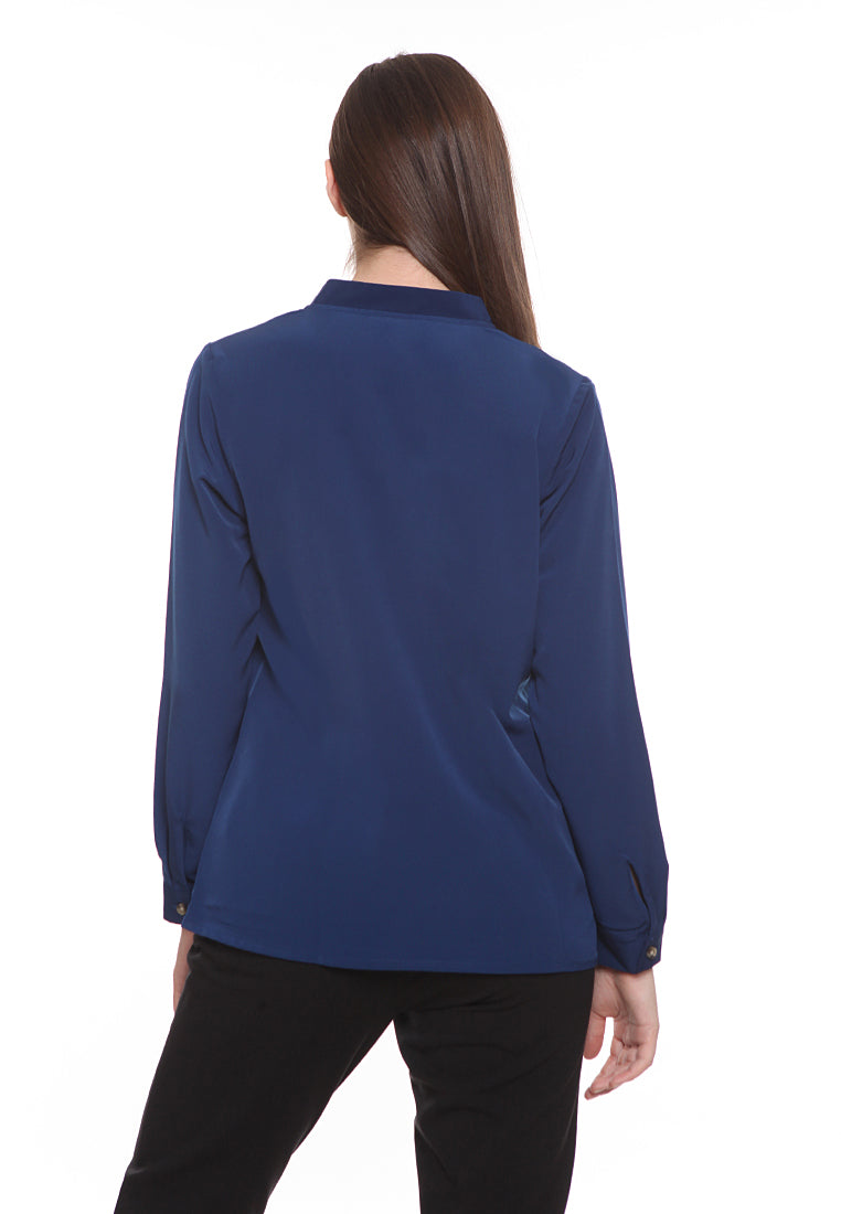 V-neck blouse