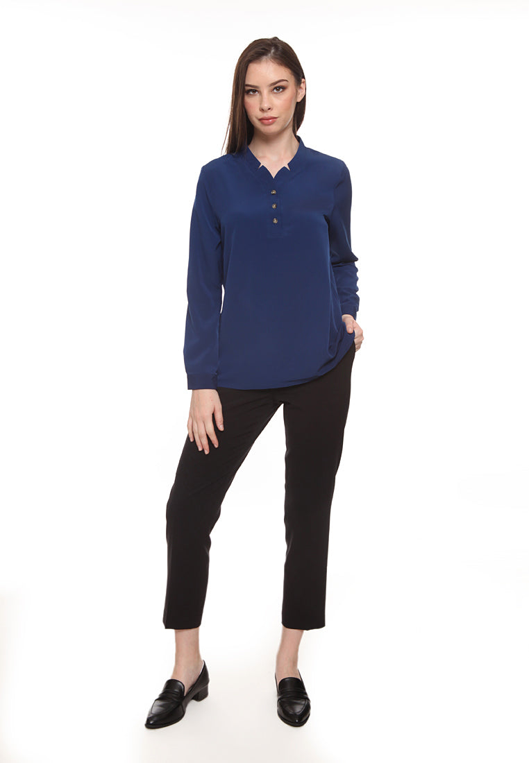 V-neck blouse