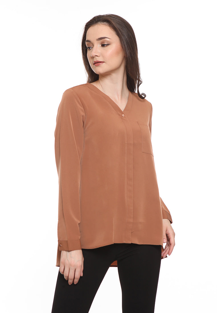 V-neck Blouse