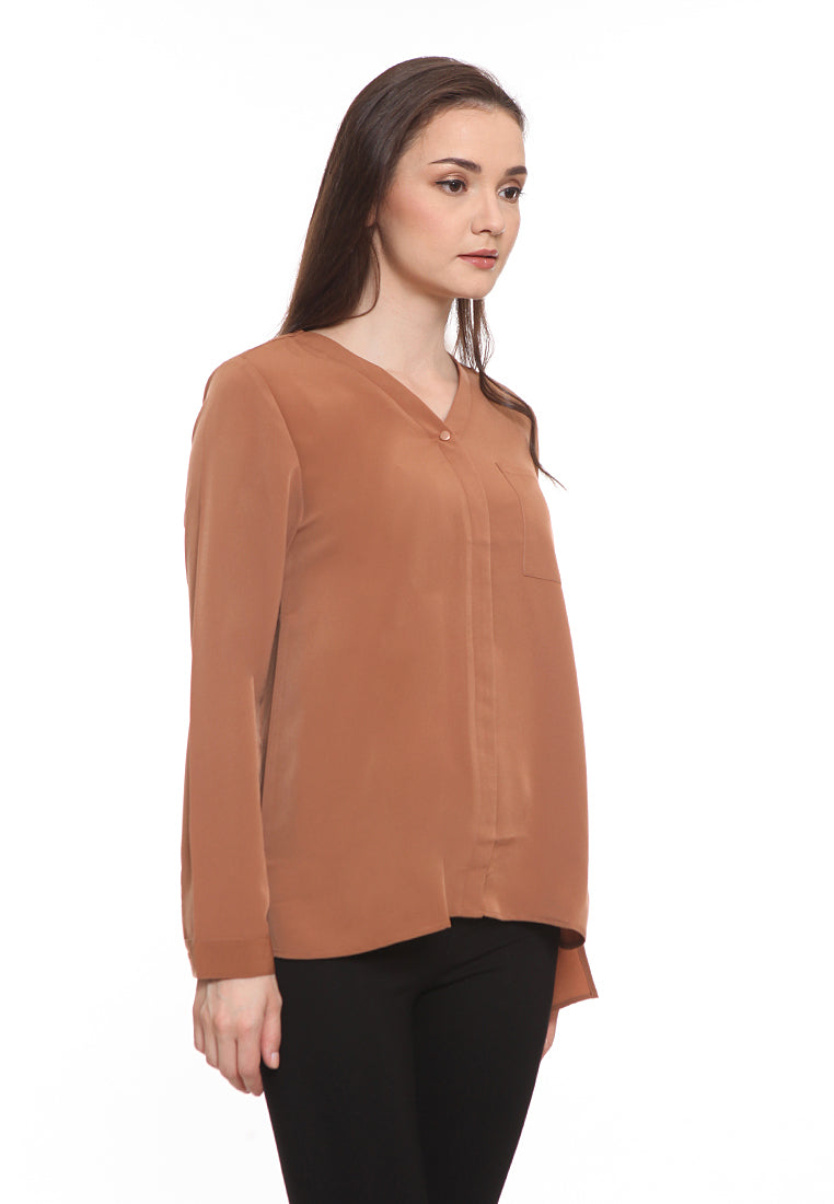 V-neck Blouse