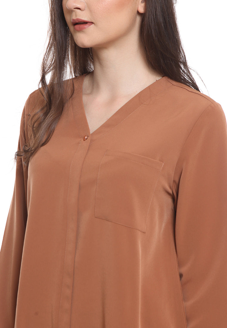 V-neck Blouse