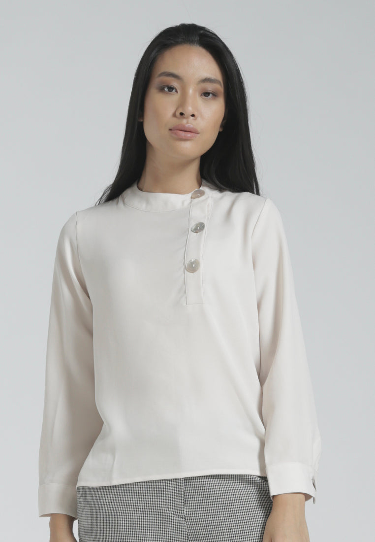 Blouse with Cut Out Detail