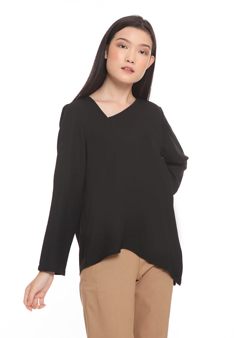 Asymetric Hem Blouse
