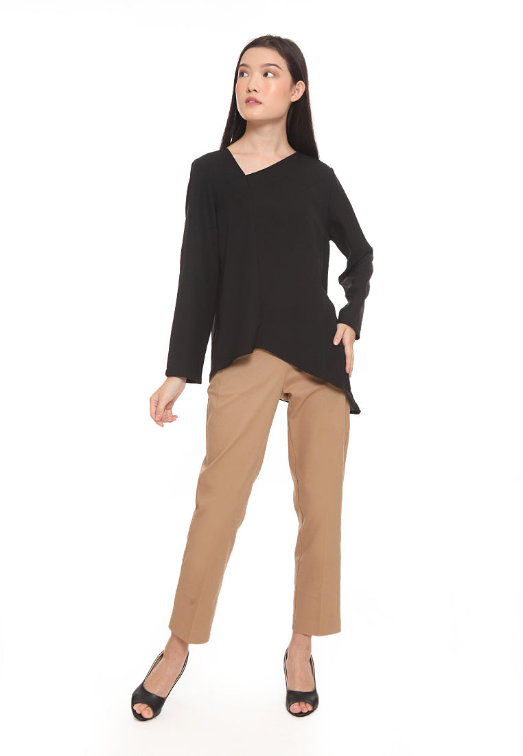 Asymetric Hem Blouse