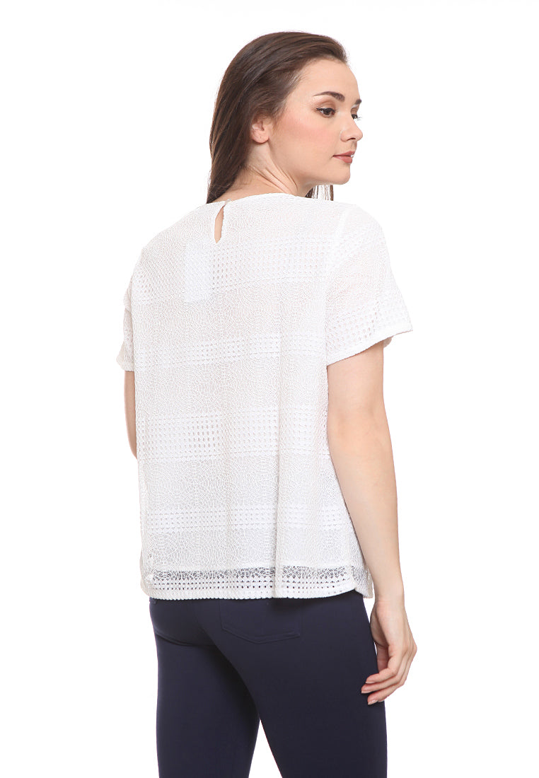 Boxy Lace Blouse