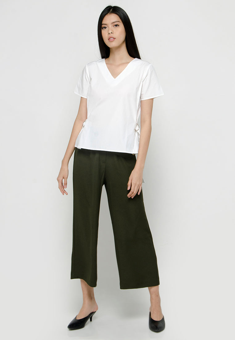 Blouse with Side Ring Detail