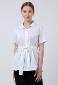 Belted Shirt Blouse Dynamic 20D060