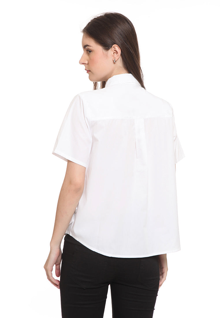 Asymetrical Blouse With Buttons