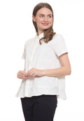 Cotton peplum shirt