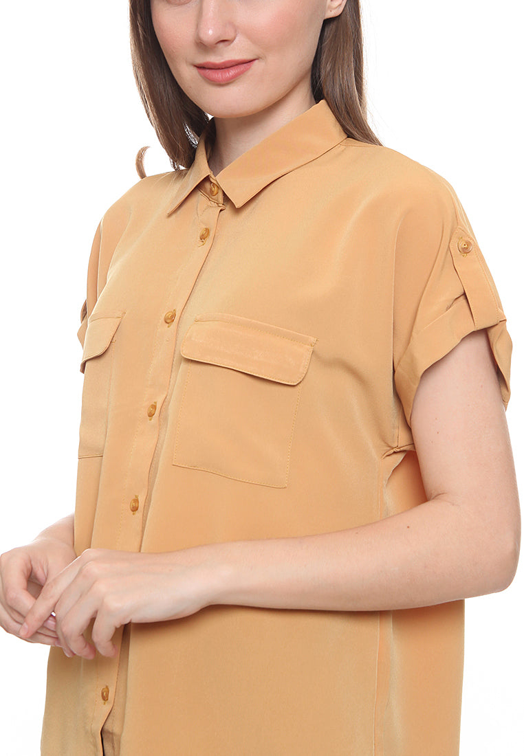 Pocket front short sleeve Shirt