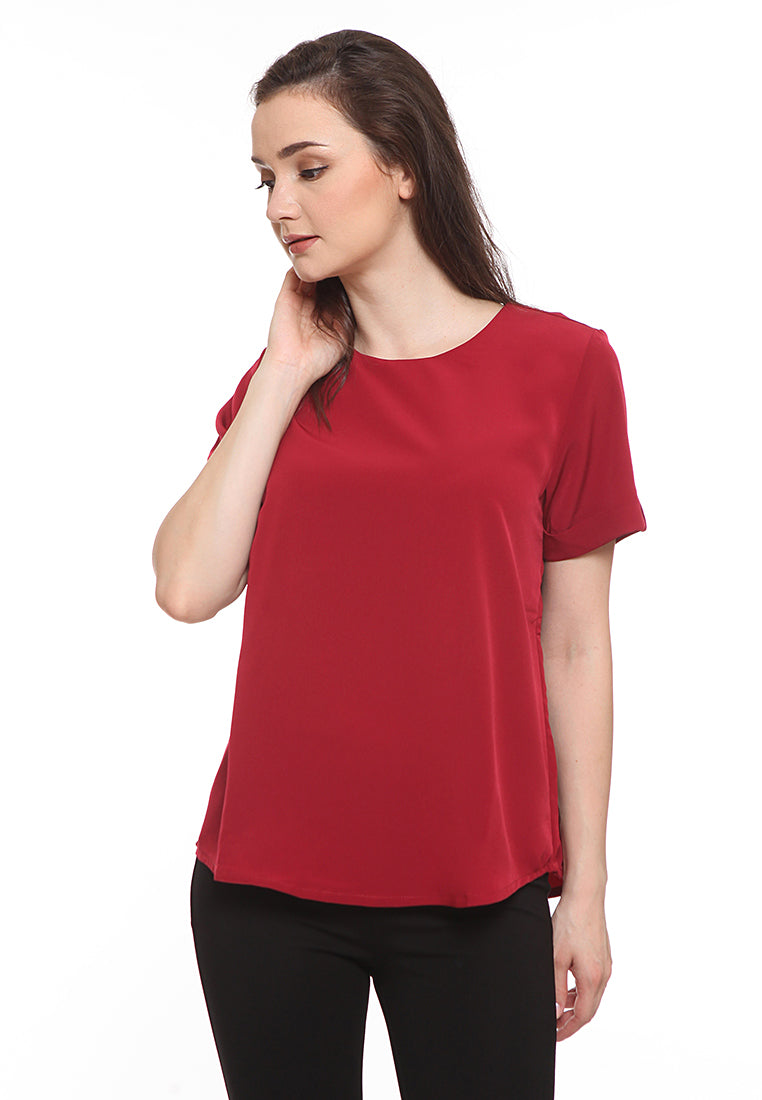 Button detail blouse