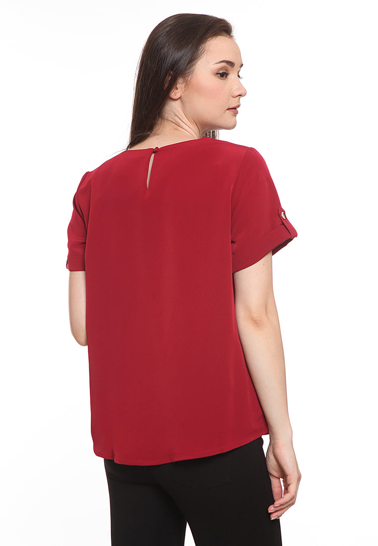 Button detail blouse
