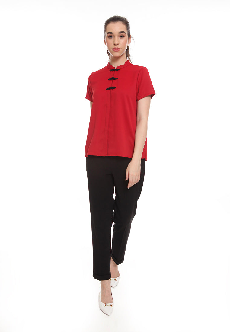 Short Sleeves Blouse