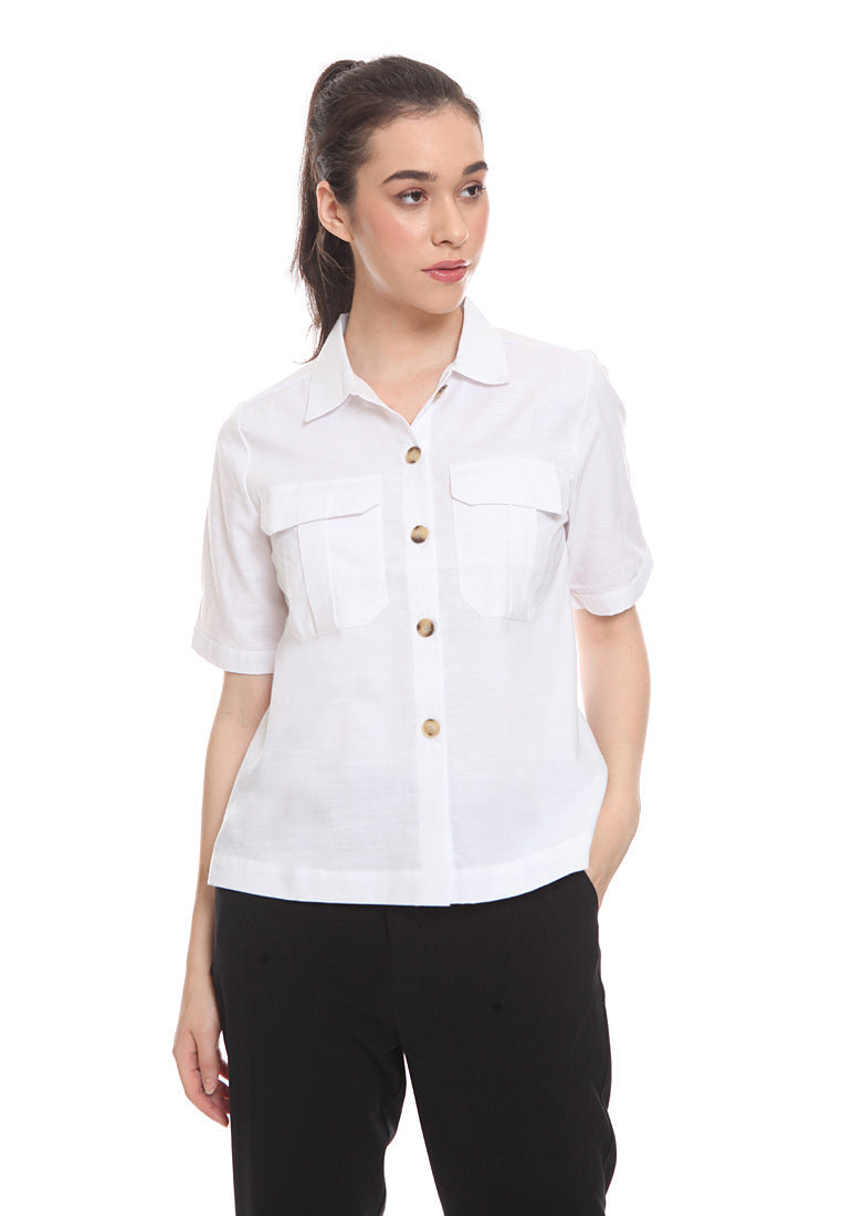 Short Sleeves Blouse