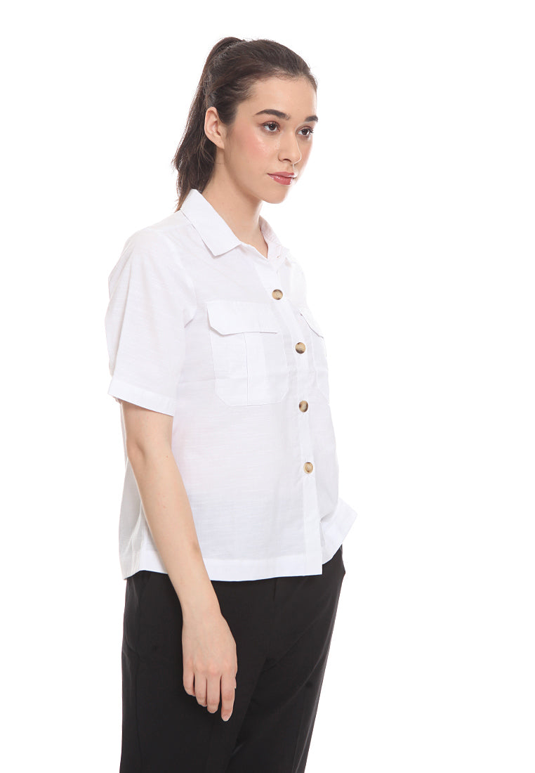 Short Sleeves Blouse