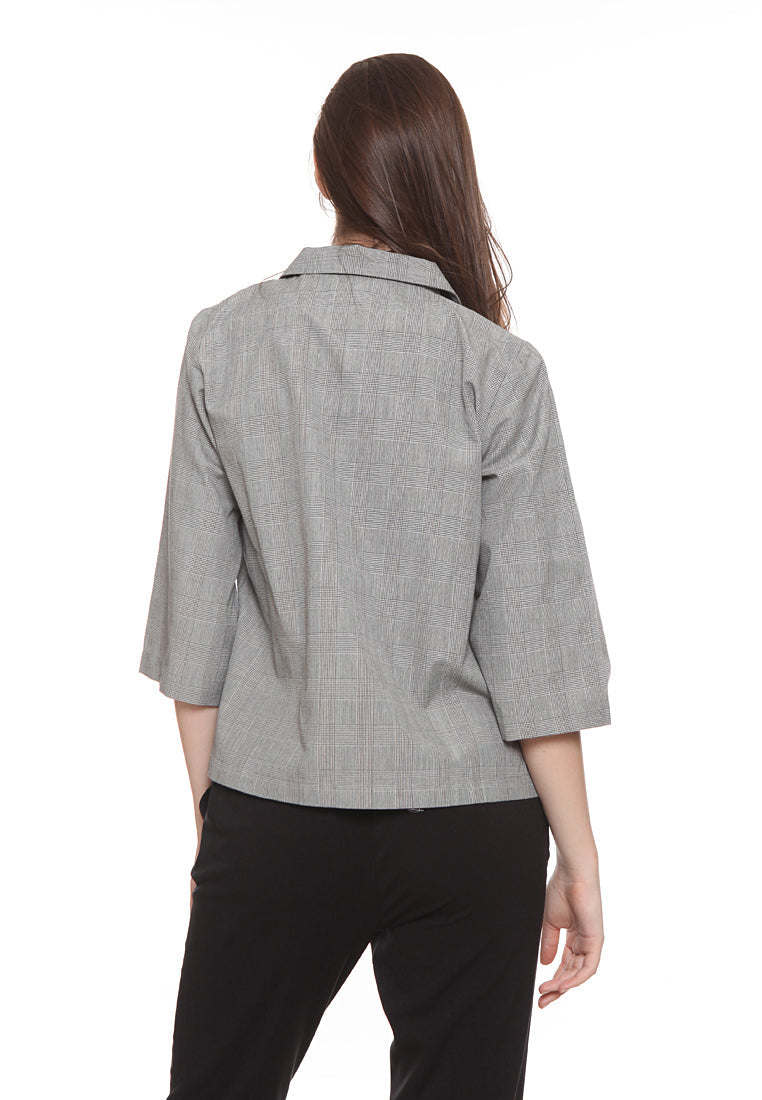 Tailored Kimono Blouse