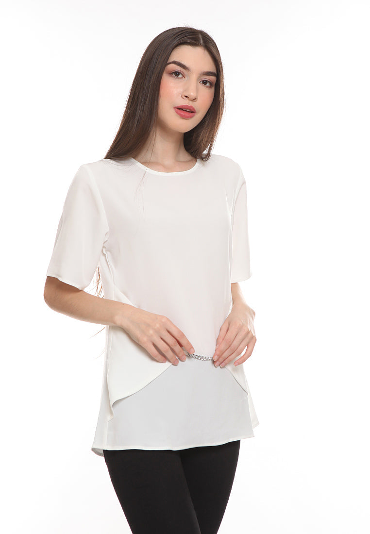 Blouse with Chain Detail