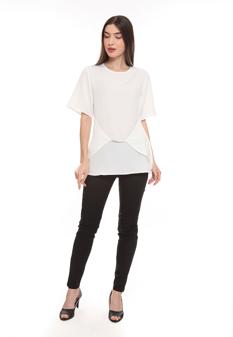 Blouse with Chain Detail